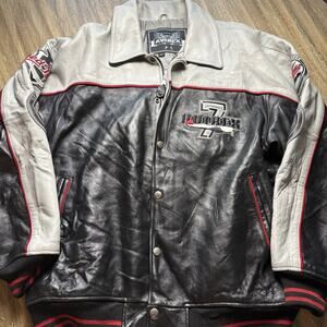 Avirex 7 Lucky Tuskegee Leather Black Bomber XL Jacket